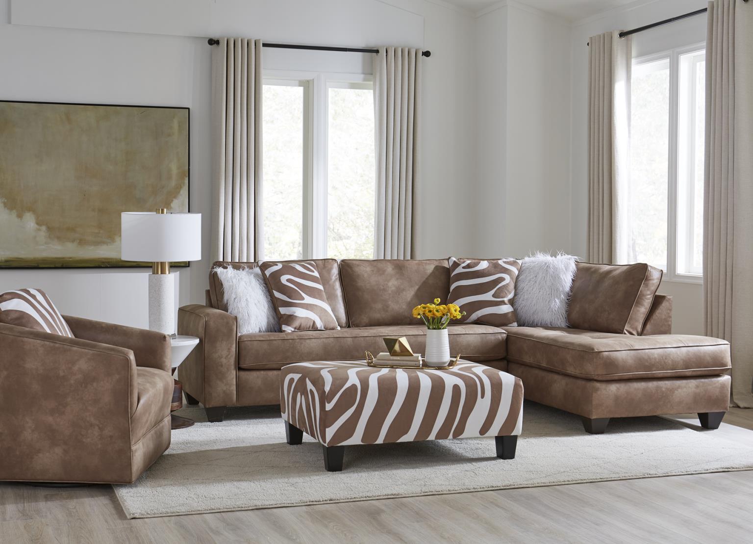 2227 SECTIONAL /OTTOMAN