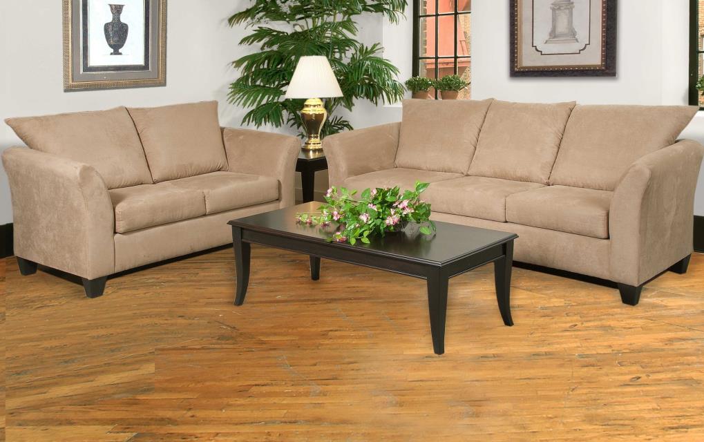 1000 Sienna Mocha Loveseat / Sofa